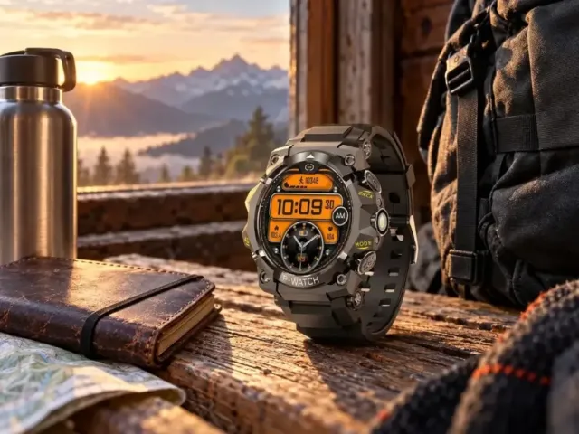 Vantrek X1 Smartwatch mit langer Akkulaufzeit am Handgelenk